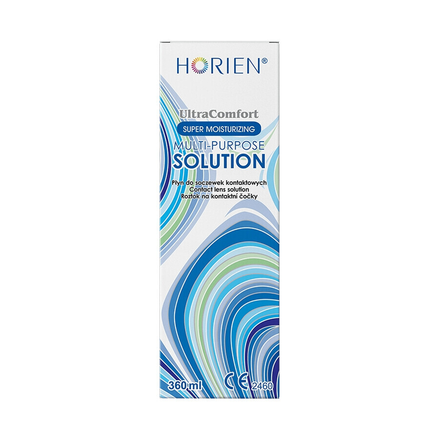 Horien Multi-Purpose Solution, lenzenvloeistof, Ultra Comfort, 360 ml