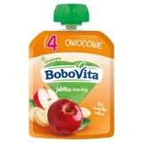 BoboVita Mousse in a tube, apple and banana, after 4 months, 80 g