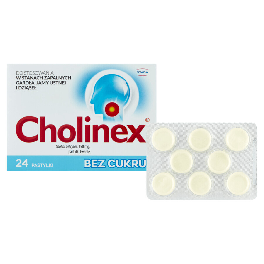 Cholinex 150 mg, sugar free, 24 pills