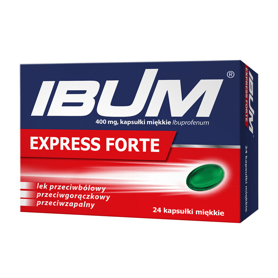 Ibum Express Forte 400 mg, 24 soft capsules