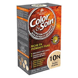 Color&amp;Soin, haarverf, 10N, platinablond, 135 ml