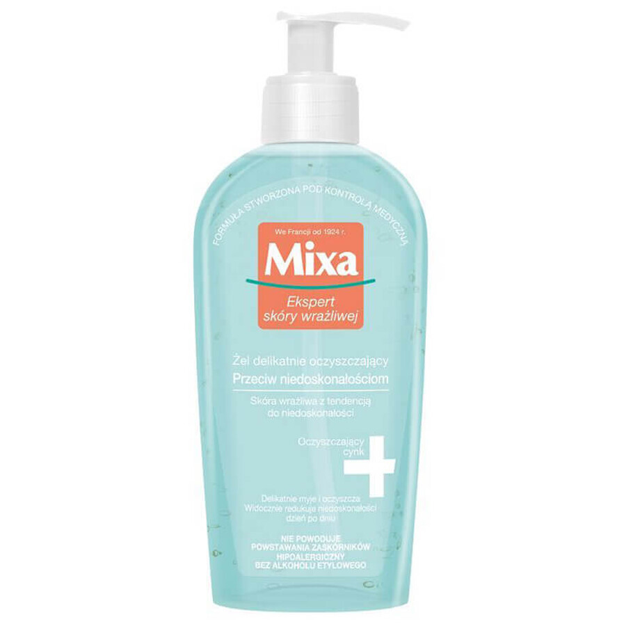 Mixa Anti Imperfection, purifying facial cleansing gel against imperfections, 200 ml