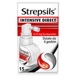 Strepsils Intensive Direct 8,75 mg, orale spray, oplossing, 15 ml