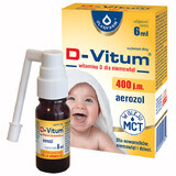 D-Vitum 400 IE, vitamine D voor zuigelingen, spuitbus, 6 ml