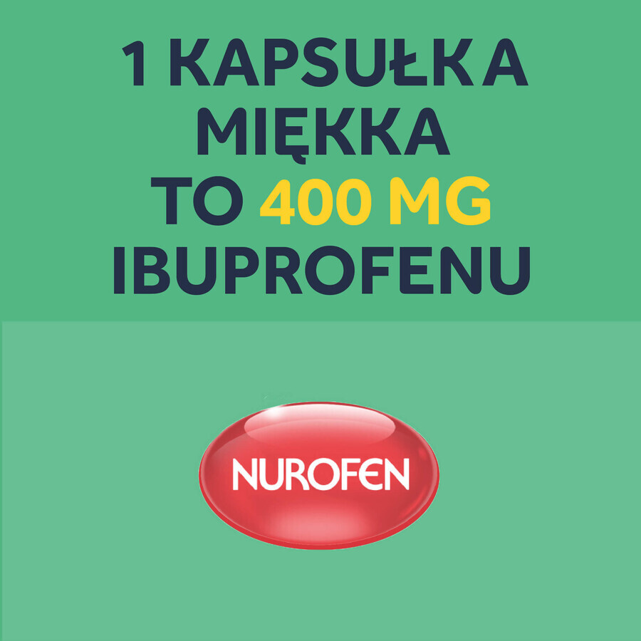 Nurofen Express Forte 400 mg, 10 soft capsules