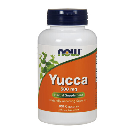 Now Foods Yucca 500mg, 100 capsules