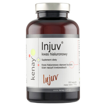 Kenay Injuv, hyaluronzuur, 300 capsules