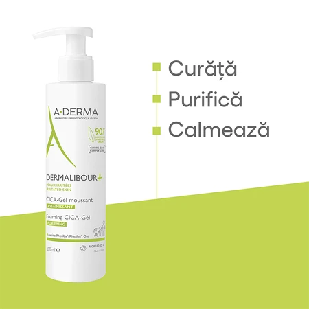 A-Derma Dermalibour Piankowy żel przeciw podrażnieniom +icaica, 200 ml: ceny i cechy