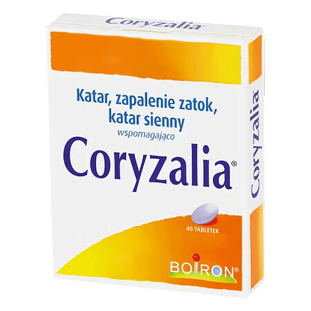 Boiron Coryzalia, 40 comprimidos irritados