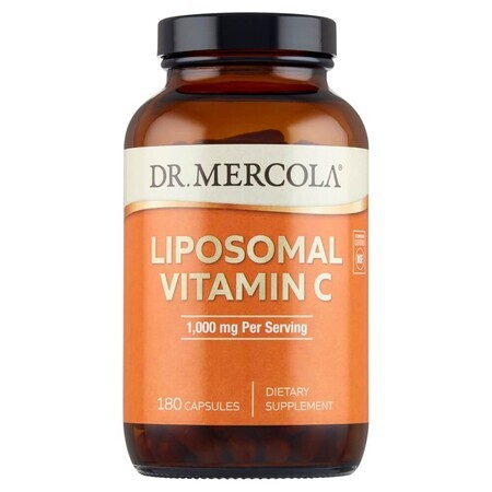 Dr. Mercola Liposomale Vitamine C, vitamine C 1000 mg, 180 capsules