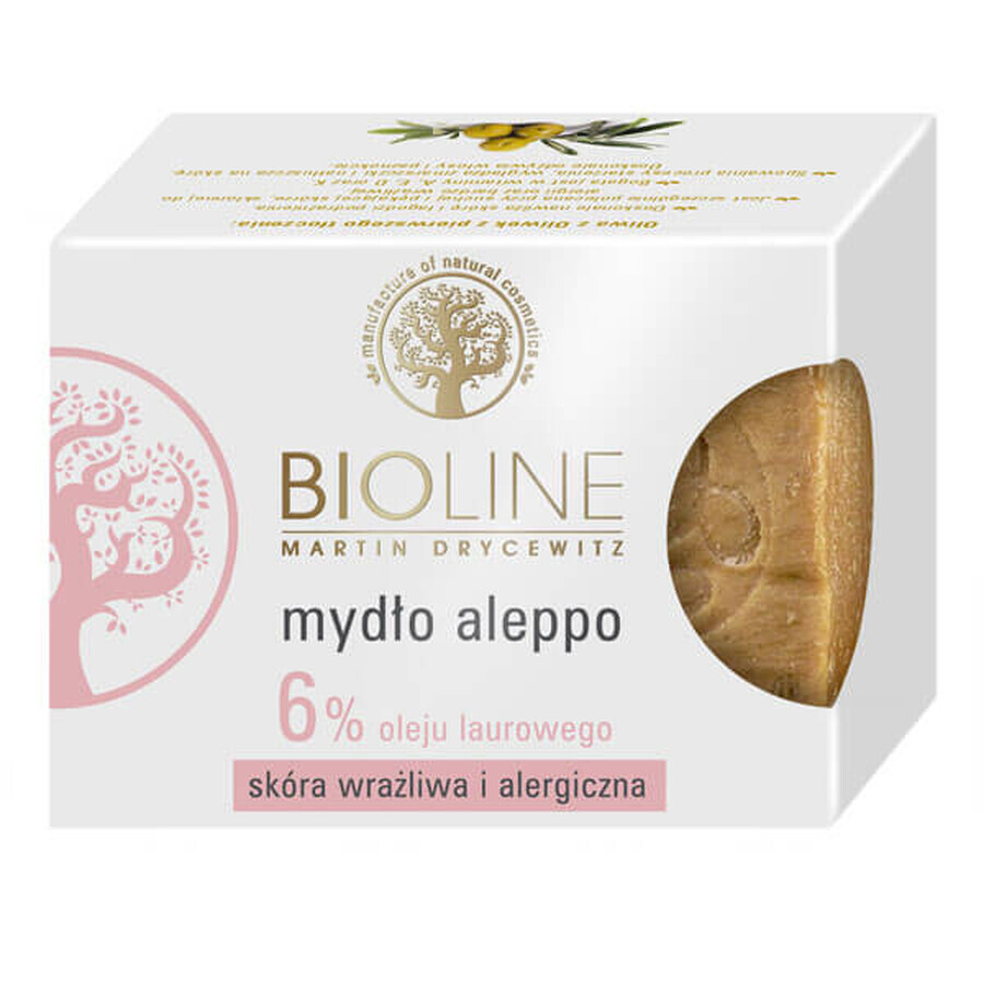 Bioline, săpun de Alep, 6% ulei de laur, 200 g