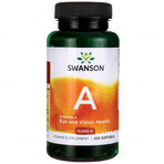 Swanson A, vitamin A 10000 IU, 250 gel capsules