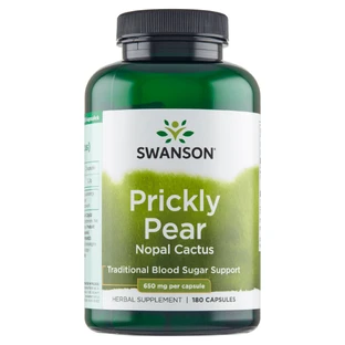 Swanson Prickly Pear Nopal Cactus, 180 gélules
