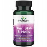 Swanson Haar, Huid &amp; Nagels, haar, huid, nagels, 60 tabletten