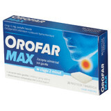 Orofar Max 2 mg + 1 mg, muntsmaak, 20 harde zuigtabletten