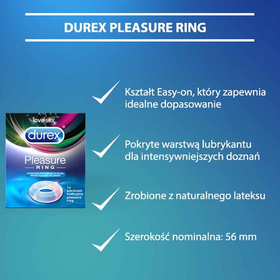 Durex Pleasure Ring, erectie ring