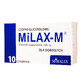 Milax-M 2500 mg, glycerol zetpillen voor volwassenen, 10 stuks