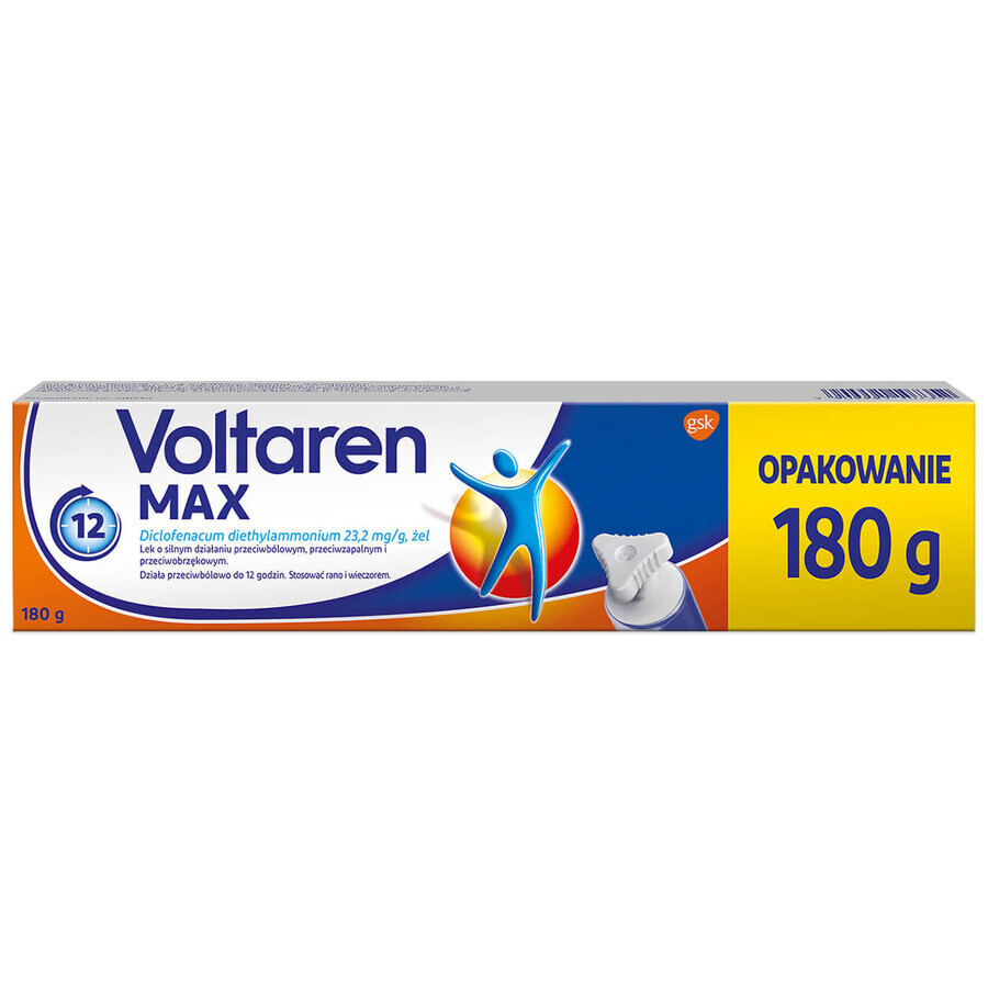 Voltaren Max 23.2 mg/g, gel, 180 g