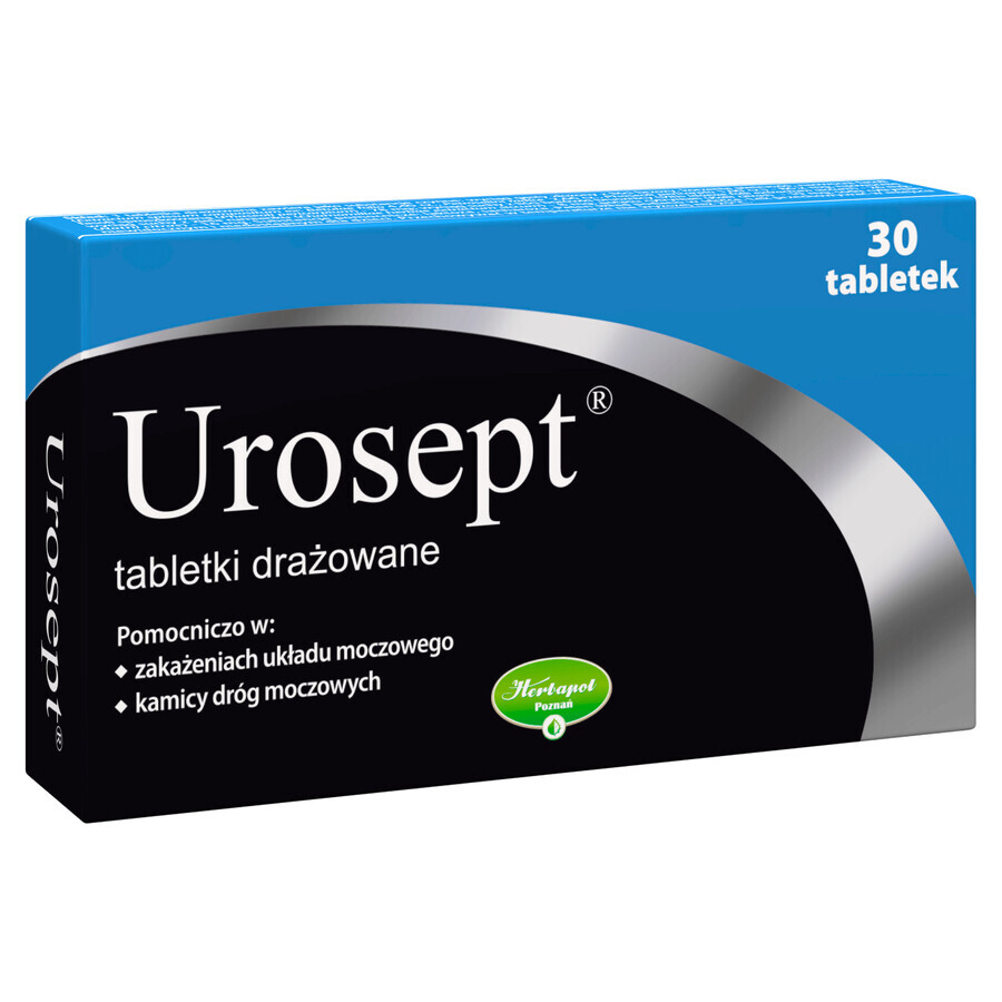 Urosept, 30 irritated tablets