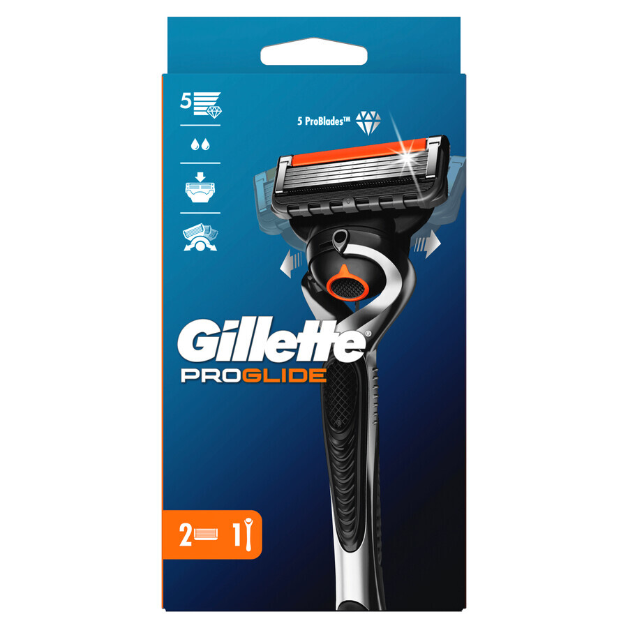 Gillette Fusion Proglide FlexBall, scheermes met twee verwisselbare mesjes, 1 stuk