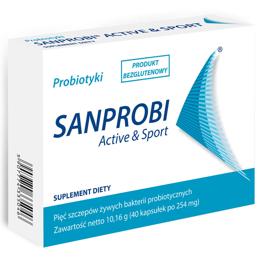 Sanprobi Actief &amp; Sport, 40 capsules