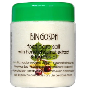 Bingospa, voetzout met paardenkastanje-extract en tea tree olie, 550 g