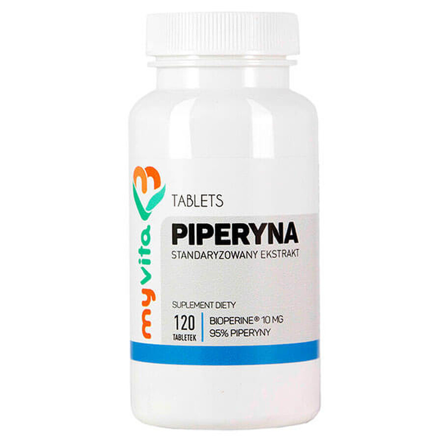 MyVita Piperin standardisierter Extrakt, 120 Tabletten