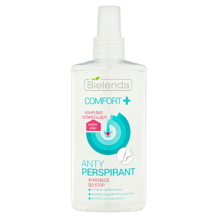 Bielenda Comfort +, antitranspirant en brume pour les pieds, 150 ml