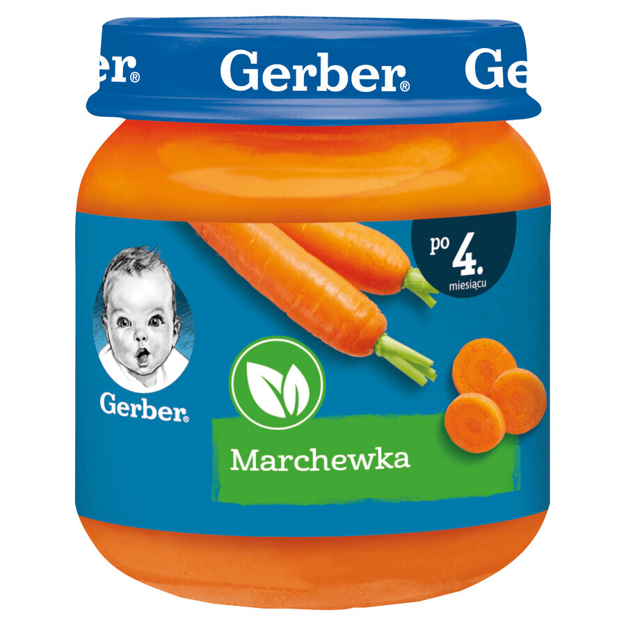 Gerber Lunch, Karotte, nach 4 Monaten, 125 g