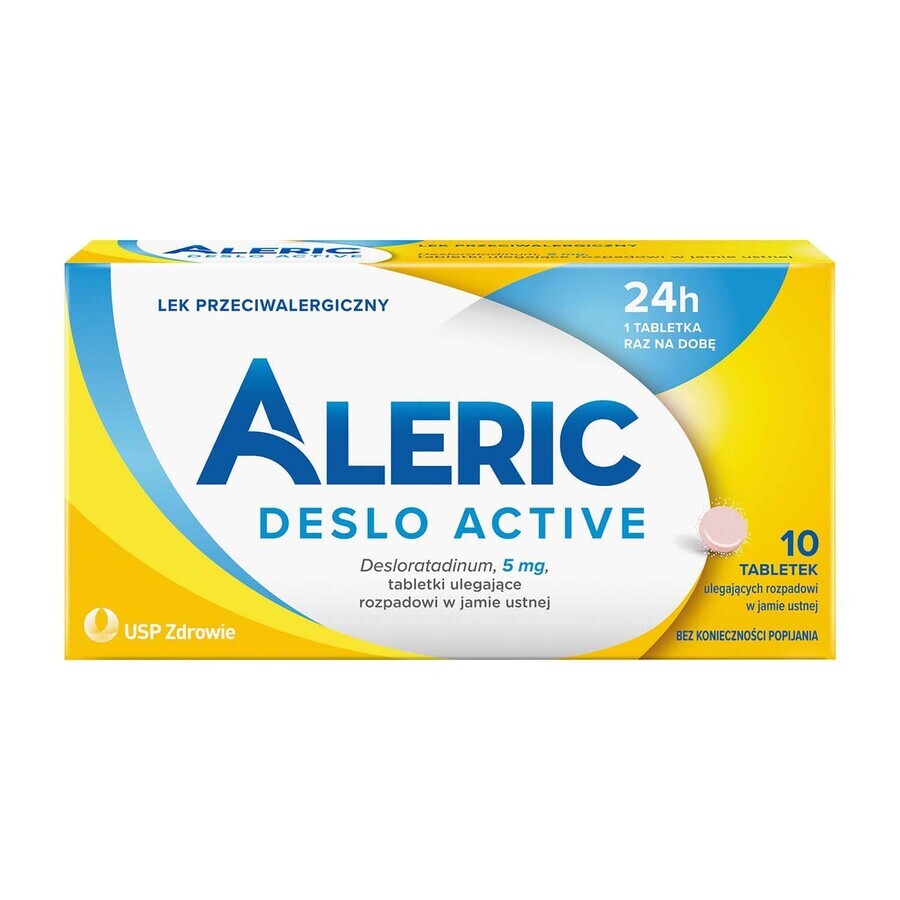 Aleric Deslo Active 5 mg, 10 oral zerfallende Tabletten