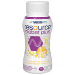 Resource Diabet Plus, vanillesmaak, 4 x 200 ml