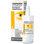 Azelastin Comod 0,5 mg/ml, oogdruppels, oplossing, 10 ml