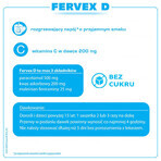 Fervex D 500 mg + 200 mg + 25 mg, granulaat voor orale oplossing, 8 sachets