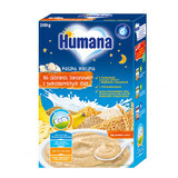 Humana Na Dobranoche Bananenpap met volkoren granen, melk, zonder toegevoegde suiker, na 6 maanden, 200 g