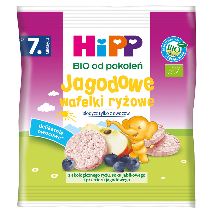 HiPP Rice Krispies Bio, frutti di bosco, dopo 7 mesi, 30 g