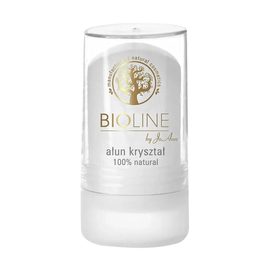 Bioline, cristal d'alun, 100% naturel, 120 g