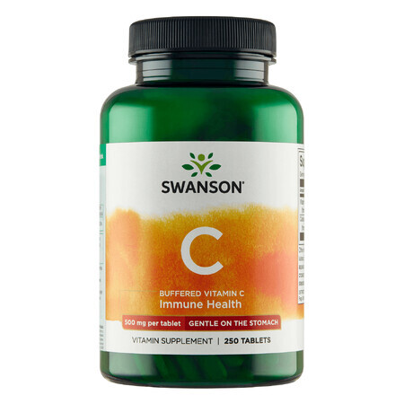 Swanson C, Buffered Vitamin C 500mg, 250 Tablets