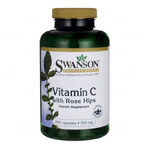 Swanson C, vitamine C 500 mg met rozenbottel, 250 capsules