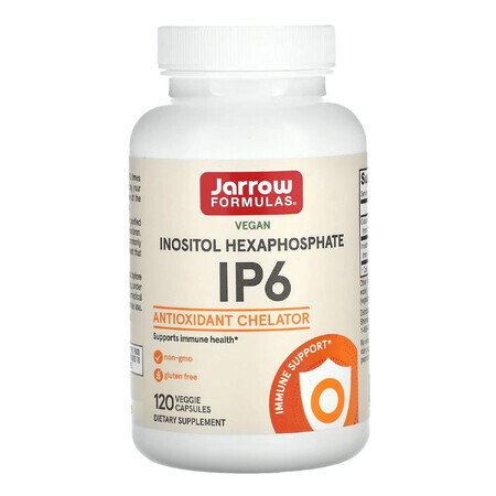 Jarrow Formulas IP6, esafosfato di inositolo 500 mg, 120 capsule vegetali