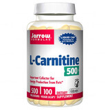 Jarrow Formulas L-Carnitine 500, L-carnitine, 100 plantaardige capsules