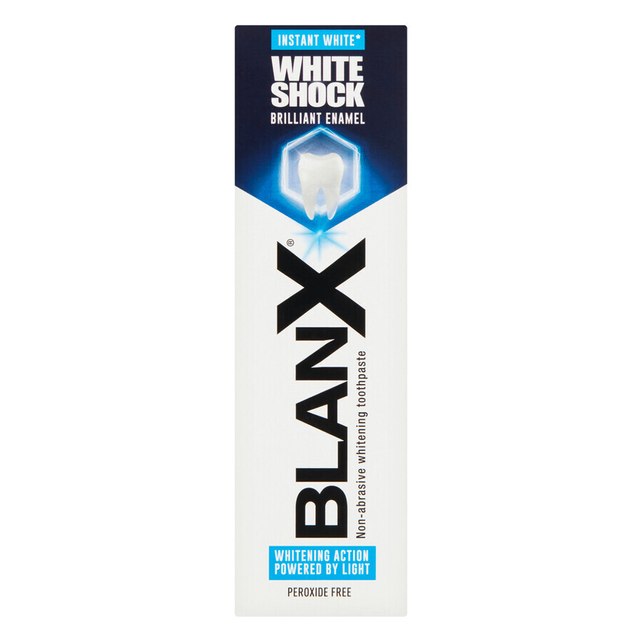 BlanX White Shock, light-activated whitening toothpaste, 75 ml