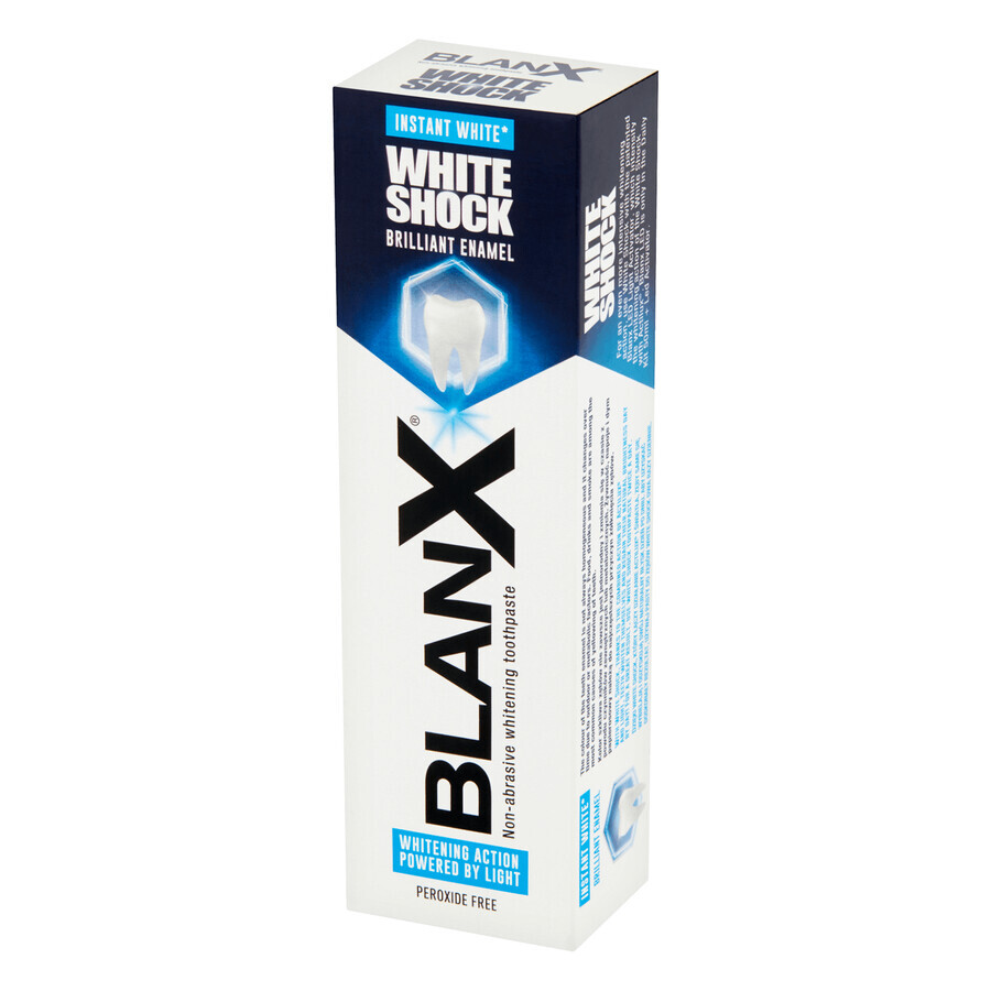 BlanX White Shock, light-activated whitening toothpaste, 75 ml