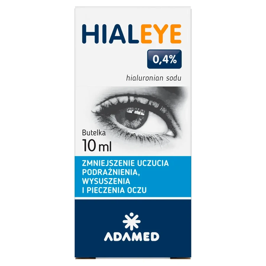 Hialeye 0.4% moisturizing eye drops, 10 ml, Adamed Pharma