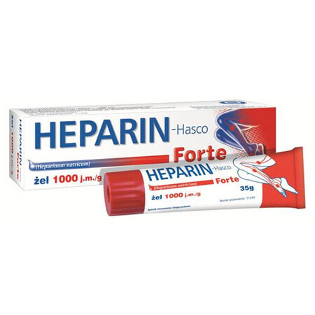 Heparine-Hasco Forte 1000 IE/g, gel, 35 g