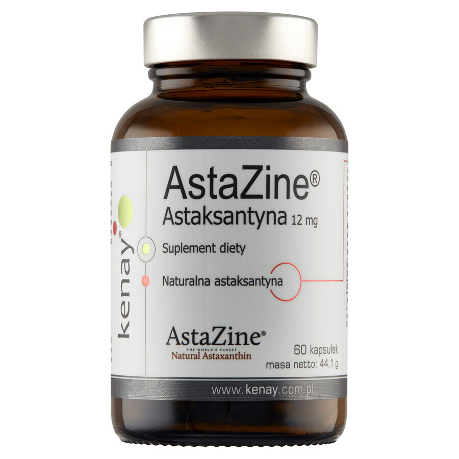 Kenay AstaZine Astaxantină 12 mg, 60 capsule