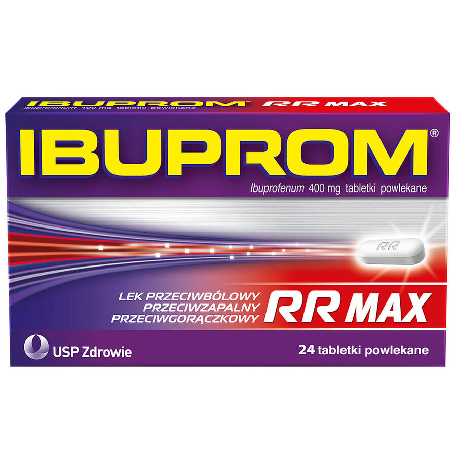 Ibuprom RR Max 400 mg, 24 Filmtabletten