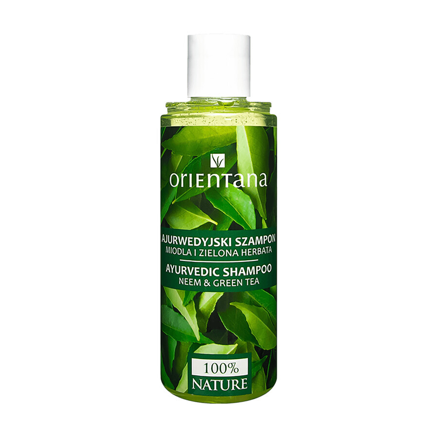 Orientana, Ayurvedische haarshampoo, neem en groene thee, 210 ml