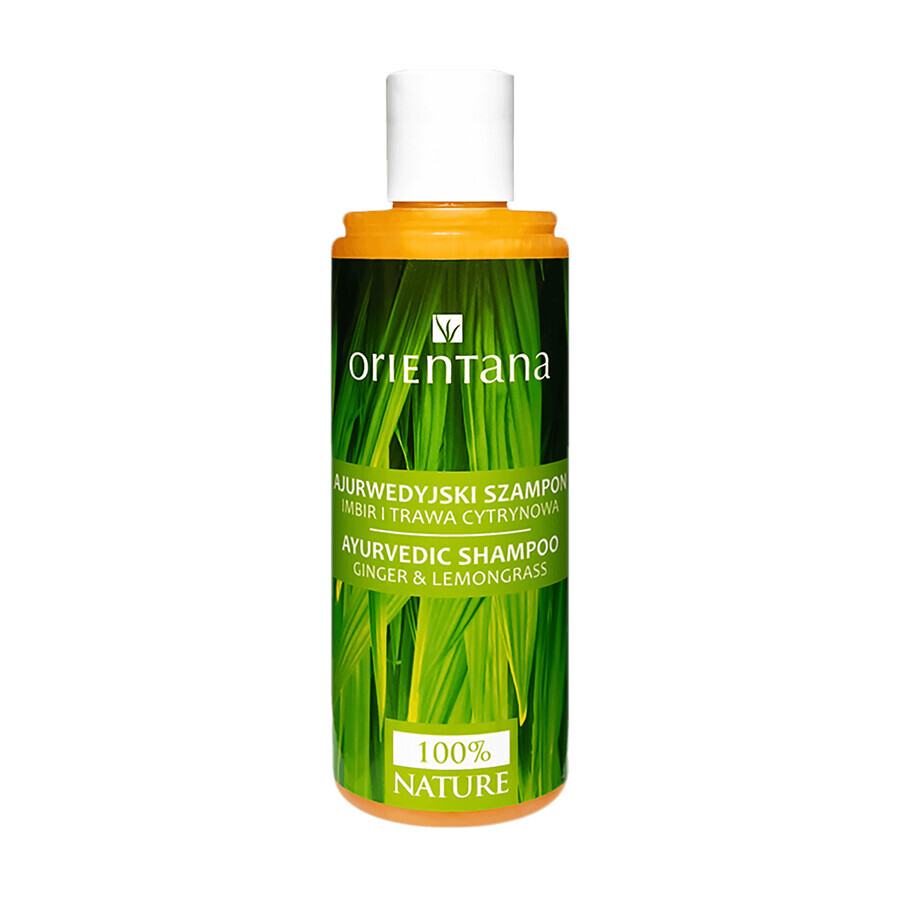 Orientana, Ayurvedische haarshampoo, gember en citroengras, 210 ml