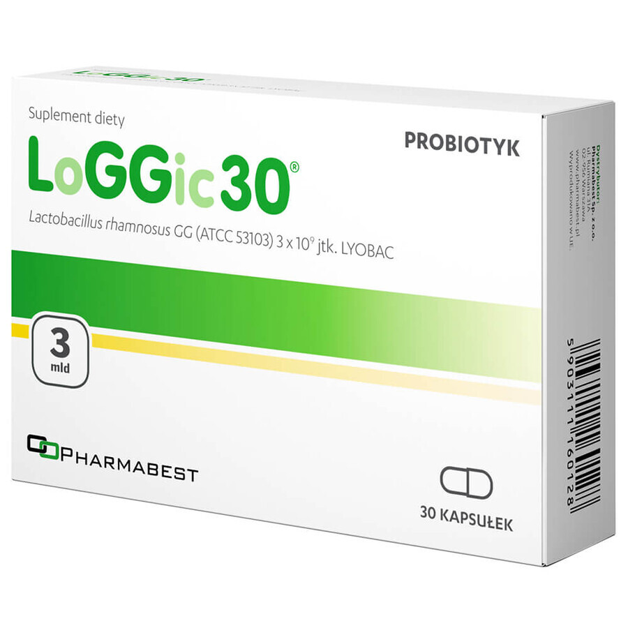 Pharmabest LoGGic30, 30 capsules