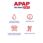 Apap voor kinderen Forte 40 mg/ml, orale suspensie, 85 ml